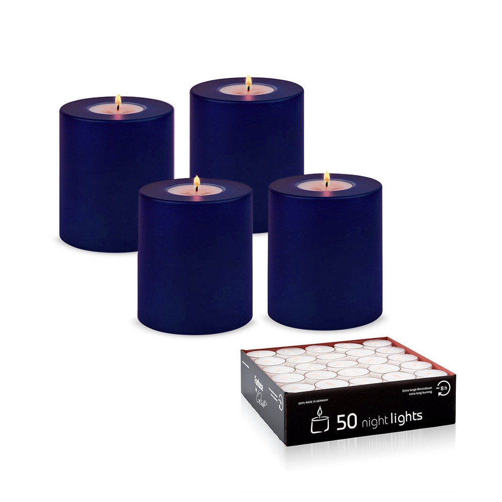 Qult Farluce Trend - Tealight Candle Holder - Night blue
