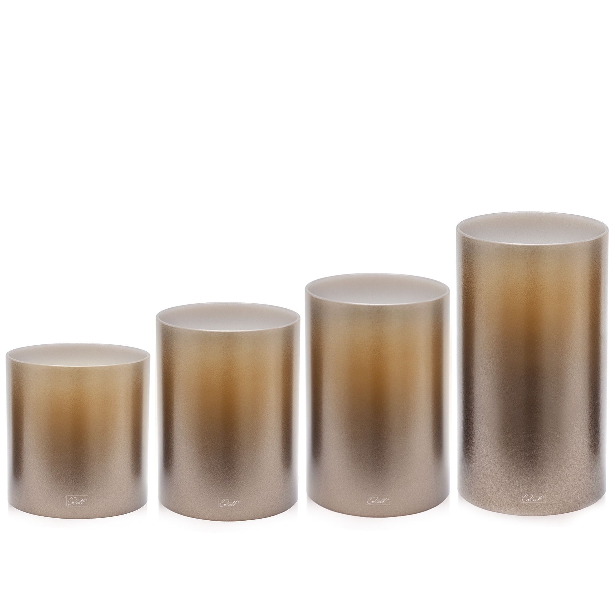 Qult Farluce Inside Metallic  - Tealight Candle Holder  - Bronze