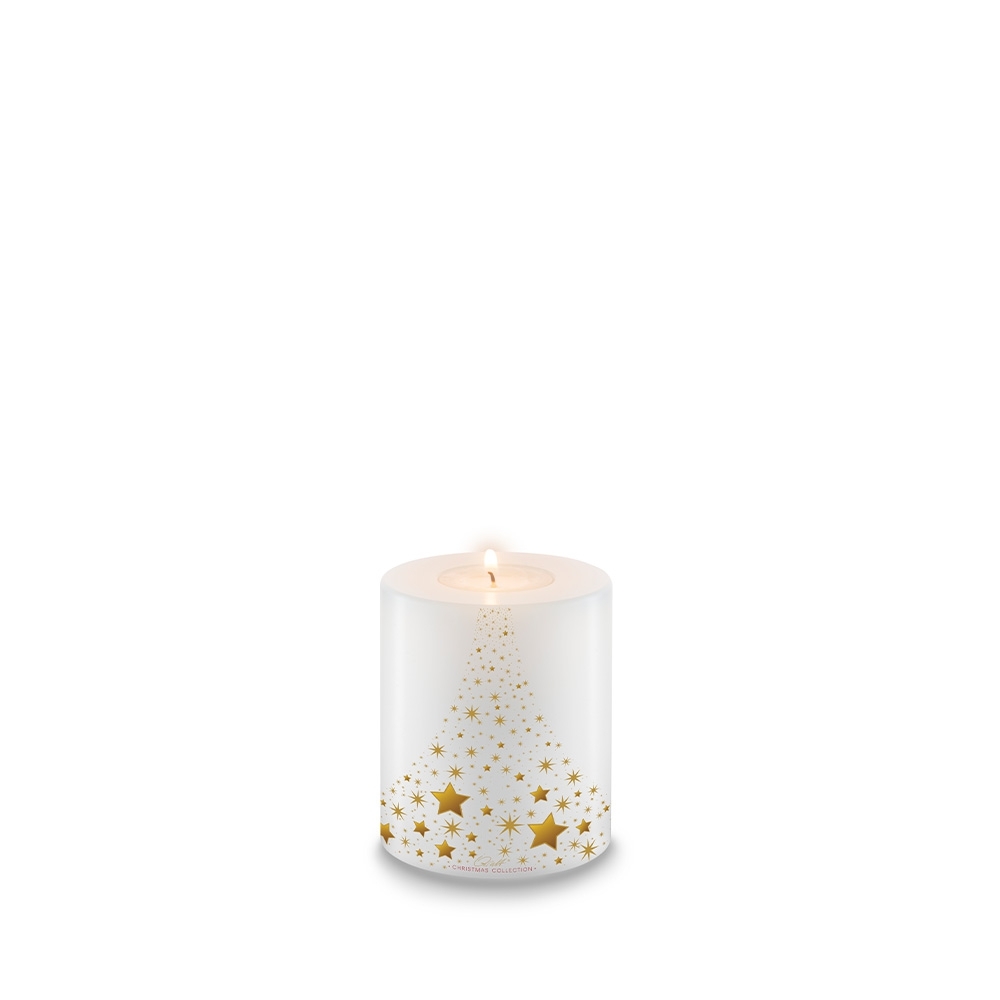 Qult Farluce Trend - Tealight Candle Holder - Christmas Collection - Starry River Gold