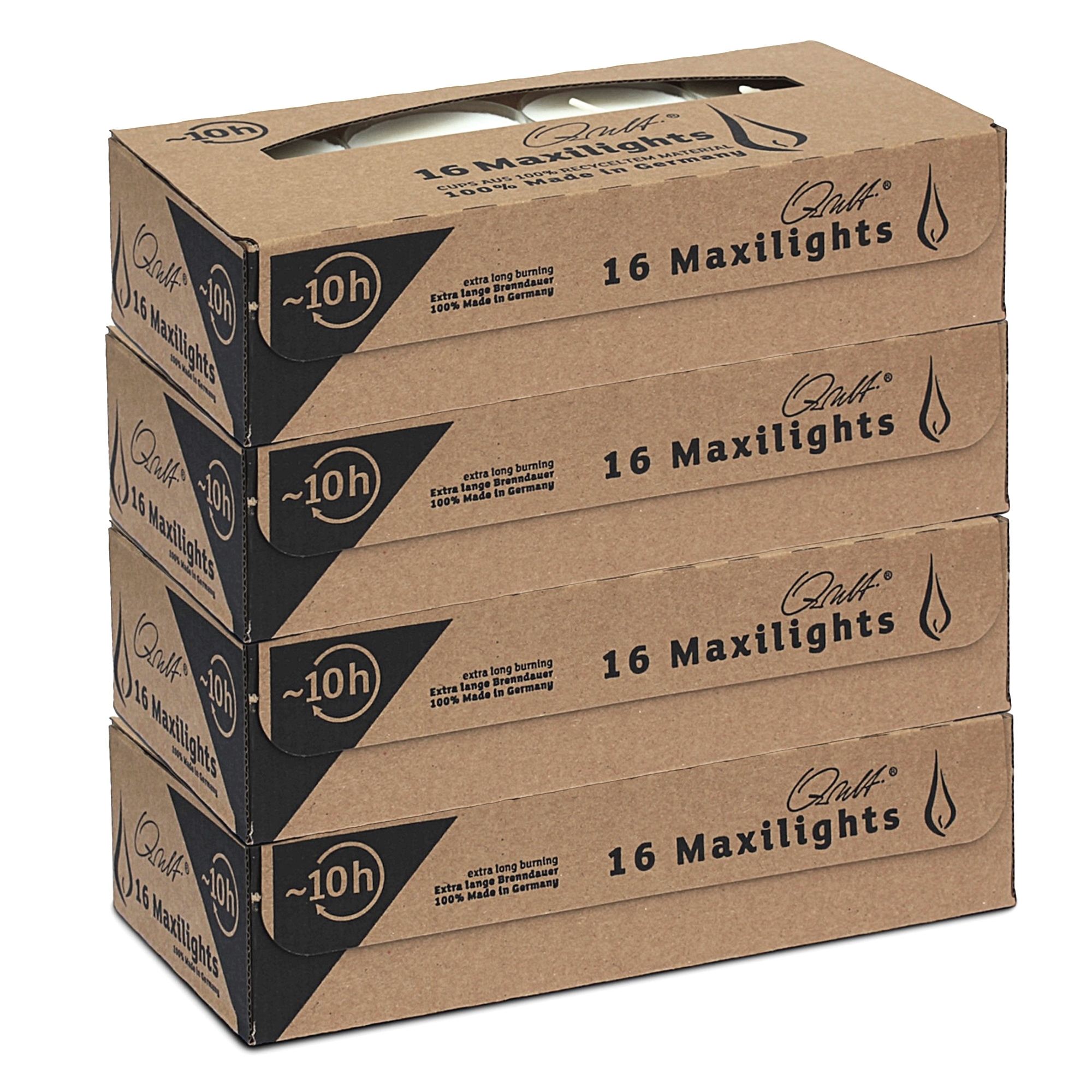 Qult Farluce Maxilights - 16 tealights - Ø 56 x 27 mm