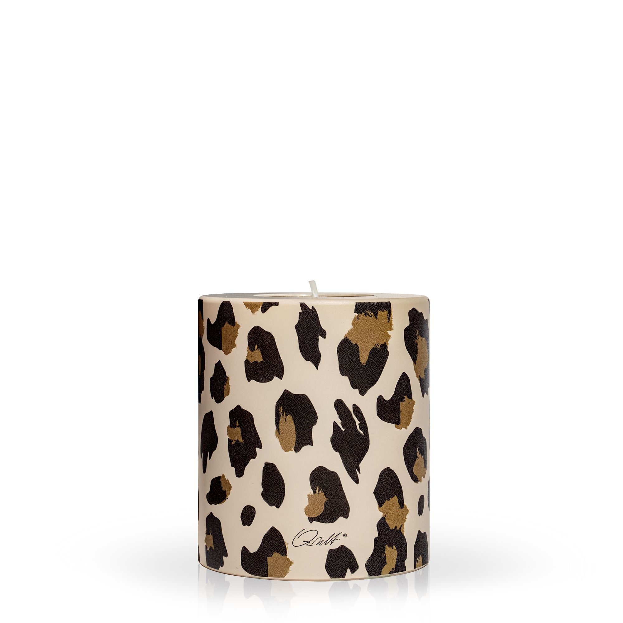 Qult Farluce Trend - Tealight Candle Holder LEO Ø 8 cm x H 9 cm
