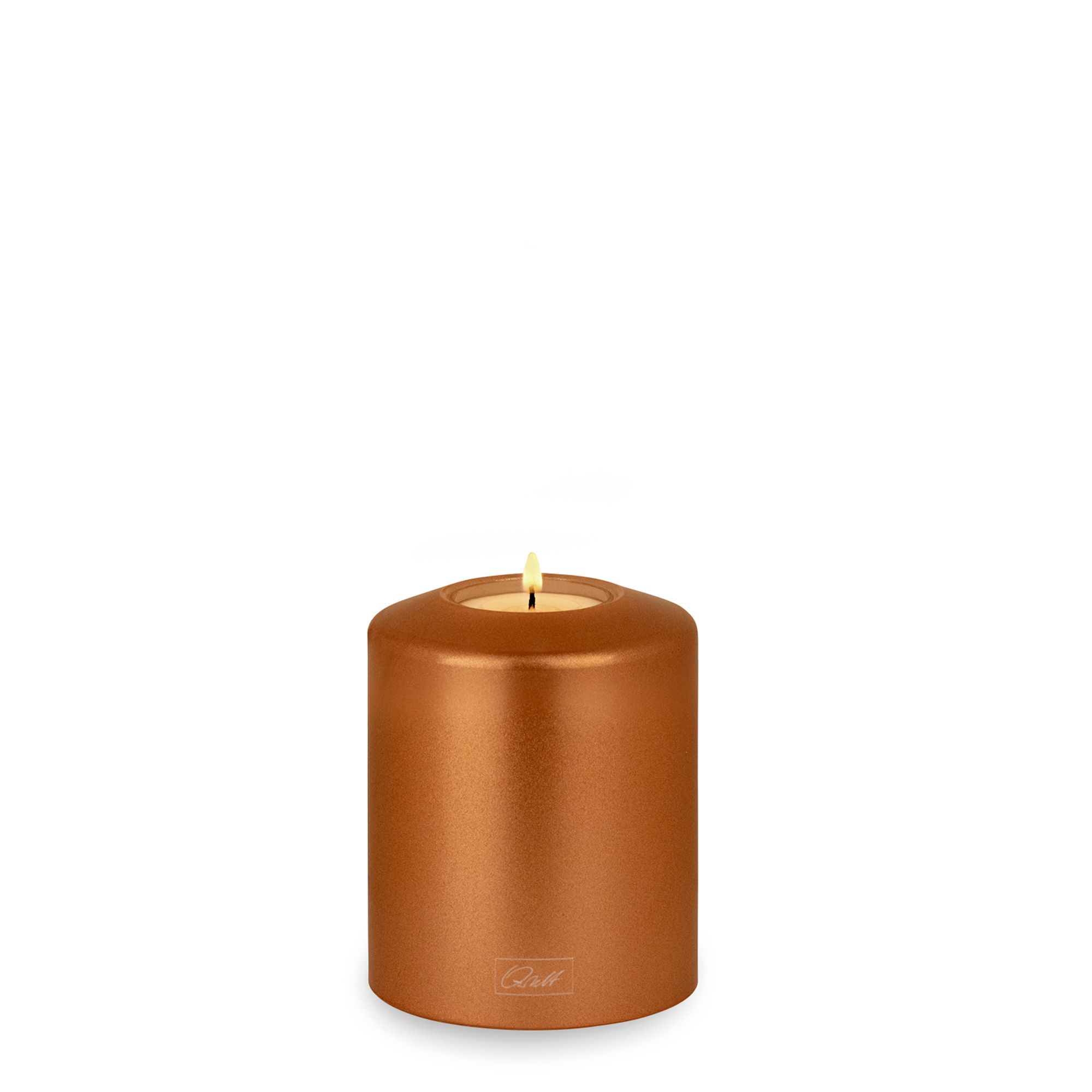 Qult Farluce Classic Metallic - Tealight Candle Holder - Copper