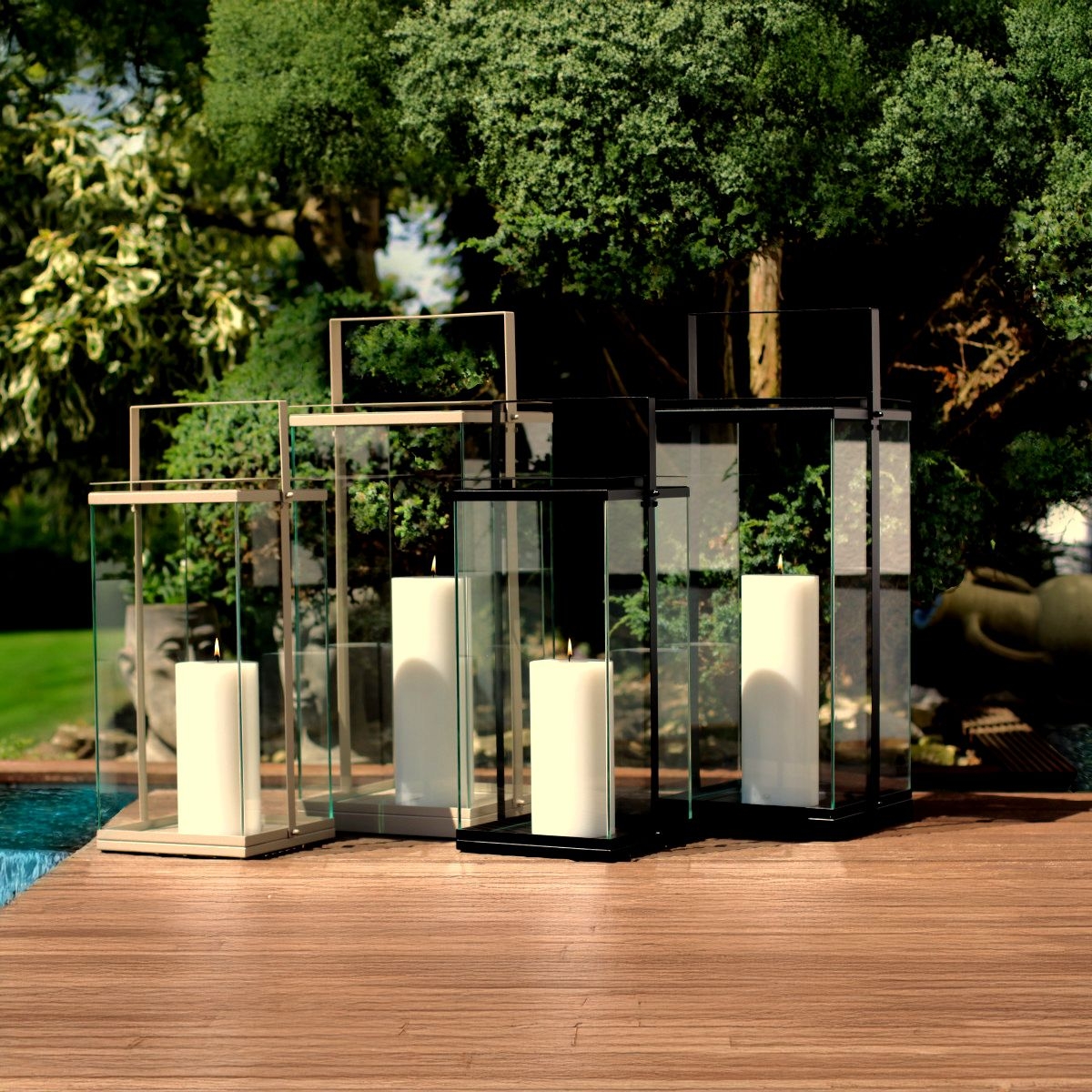 Qult - Lantern HACADO - H 54 cm | Sahara