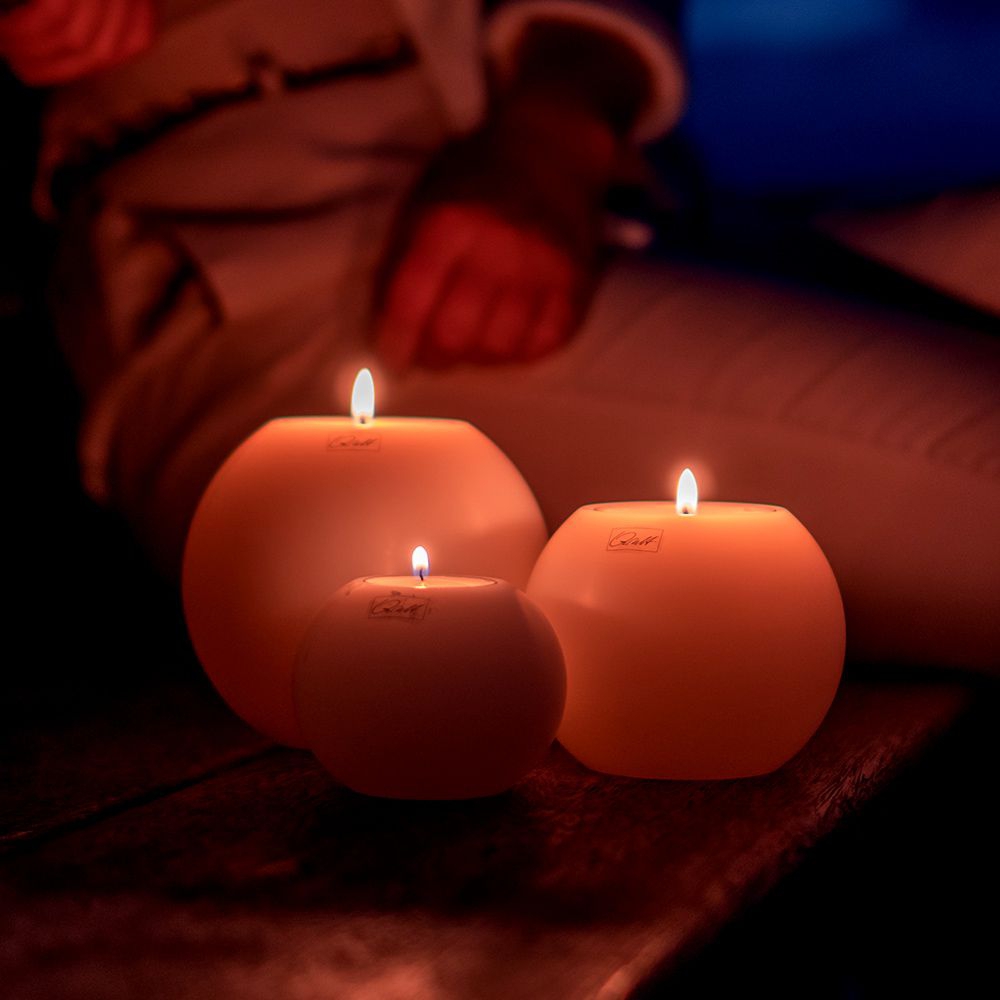 Qult Farluce Moon - Tealight Candle Holder - Ø 8 cm - set of 4
