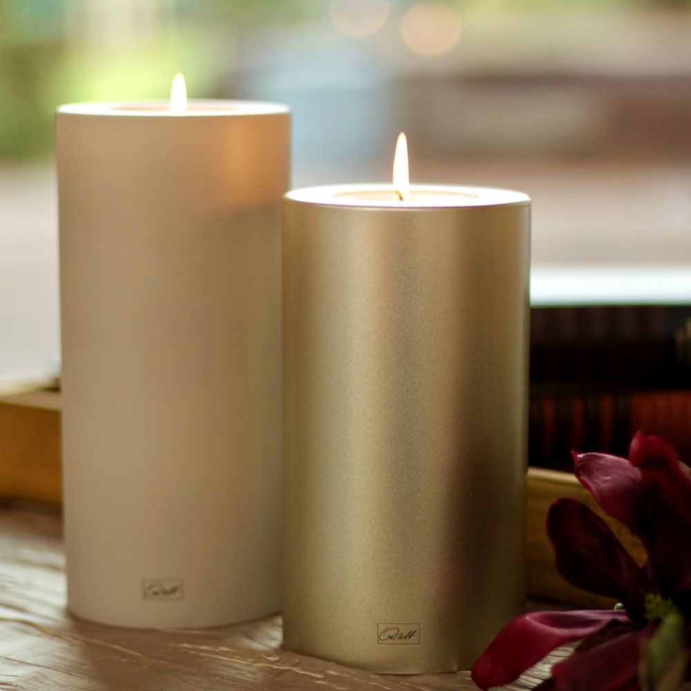 Qult Farluce Trend - Tealight Candle Holder - cremegold