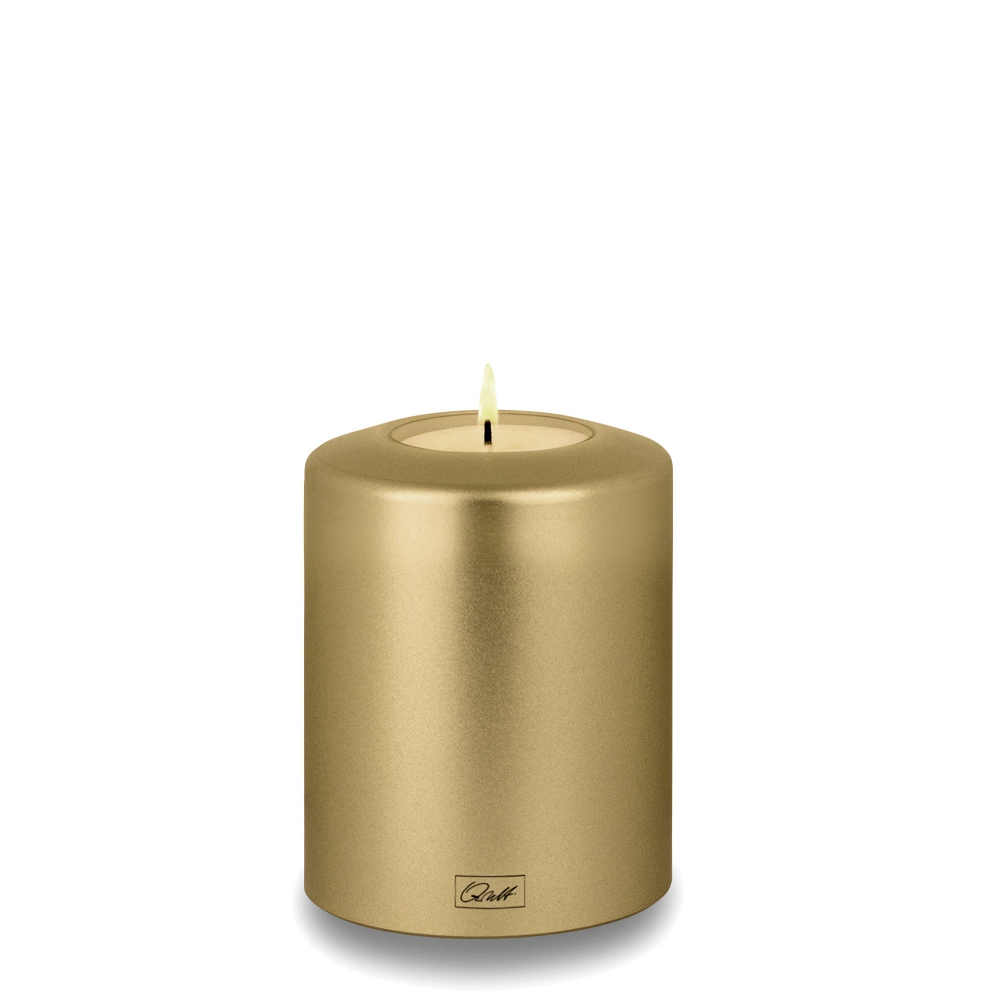 Qult Farluce Classic Metallic - Tealight Candle Holder - Cream Gold