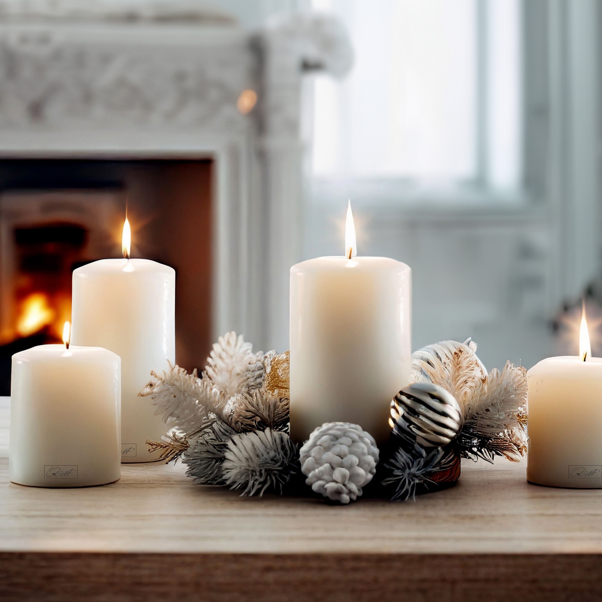 Qult Farluce Classic - Tealight Candle Holder Ø 8 cm; H 12 cm