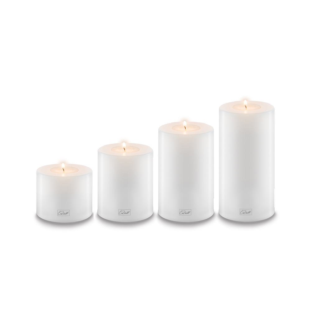 Qult Farluce Trend - Tealight Candle Holder white Ø 8 cm