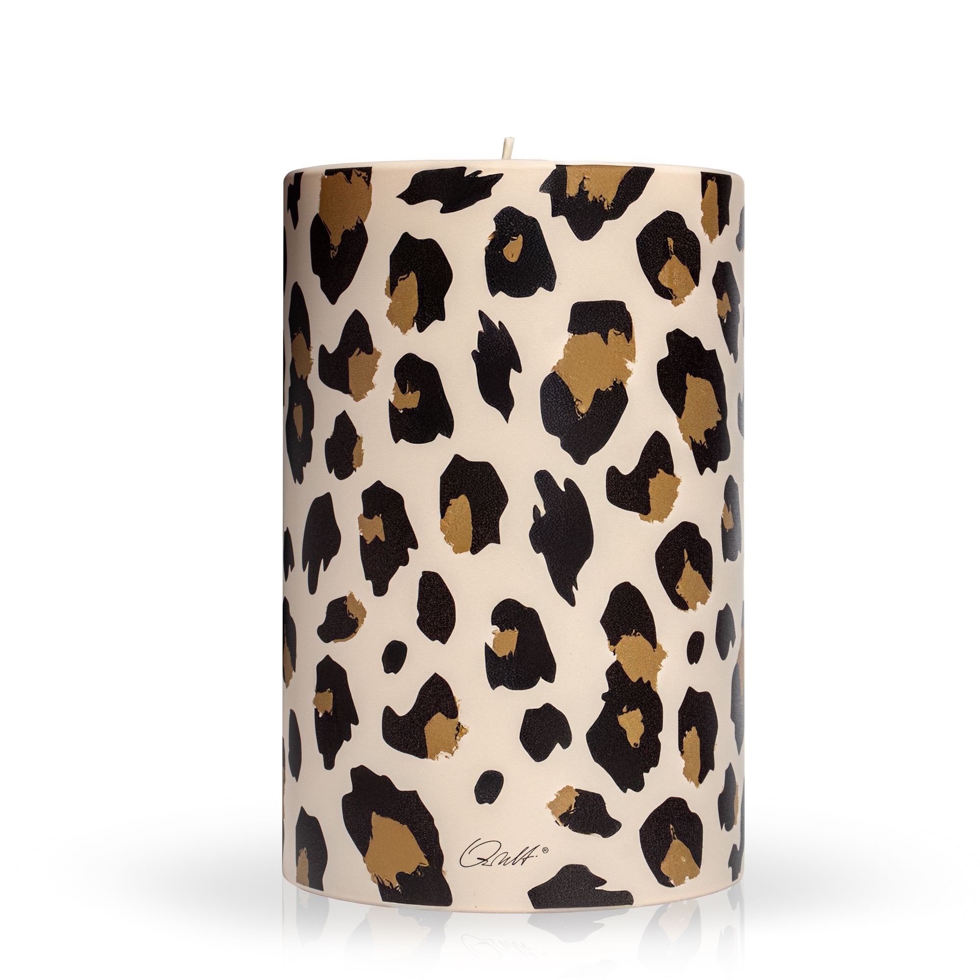 Qult Farluce Trend - Tealight Candle Holder LEO Ø 10 cm x H 15 cm
