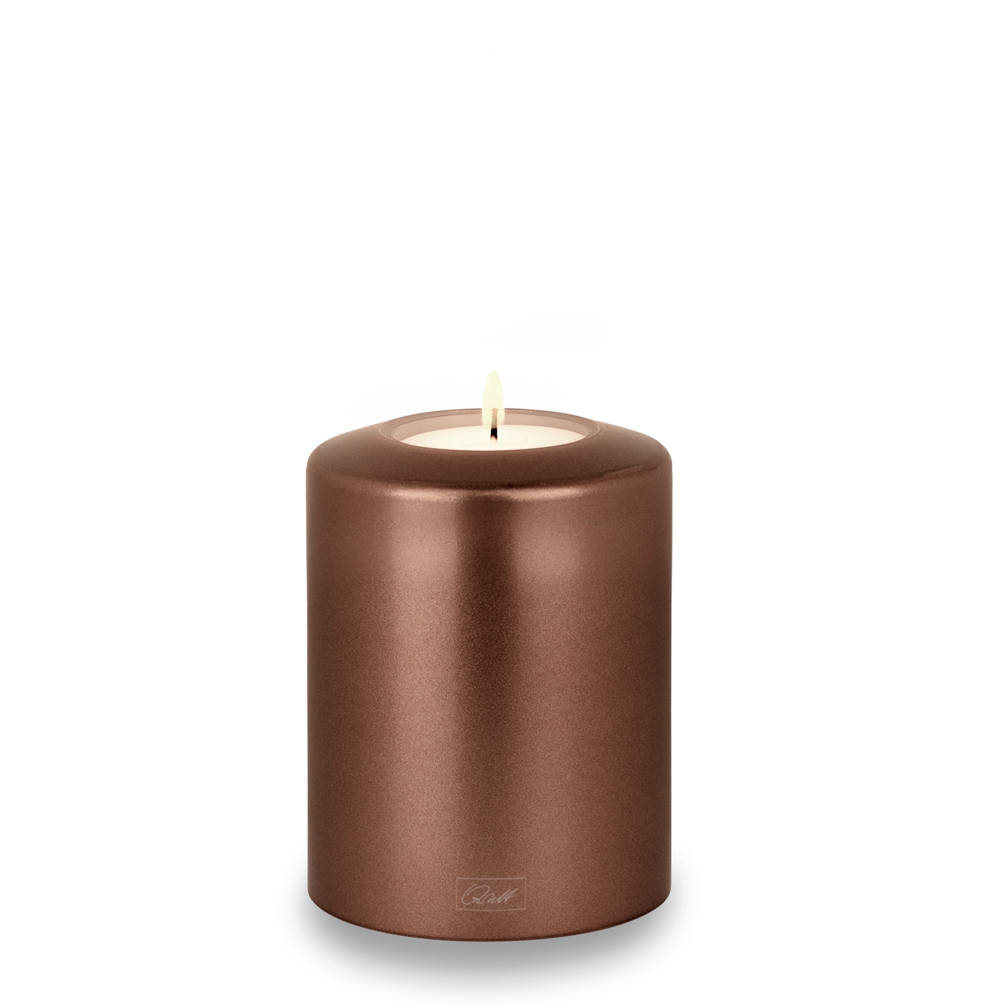 Qult Farluce Classic Metallic - Tealight Candle Holder - Bronze