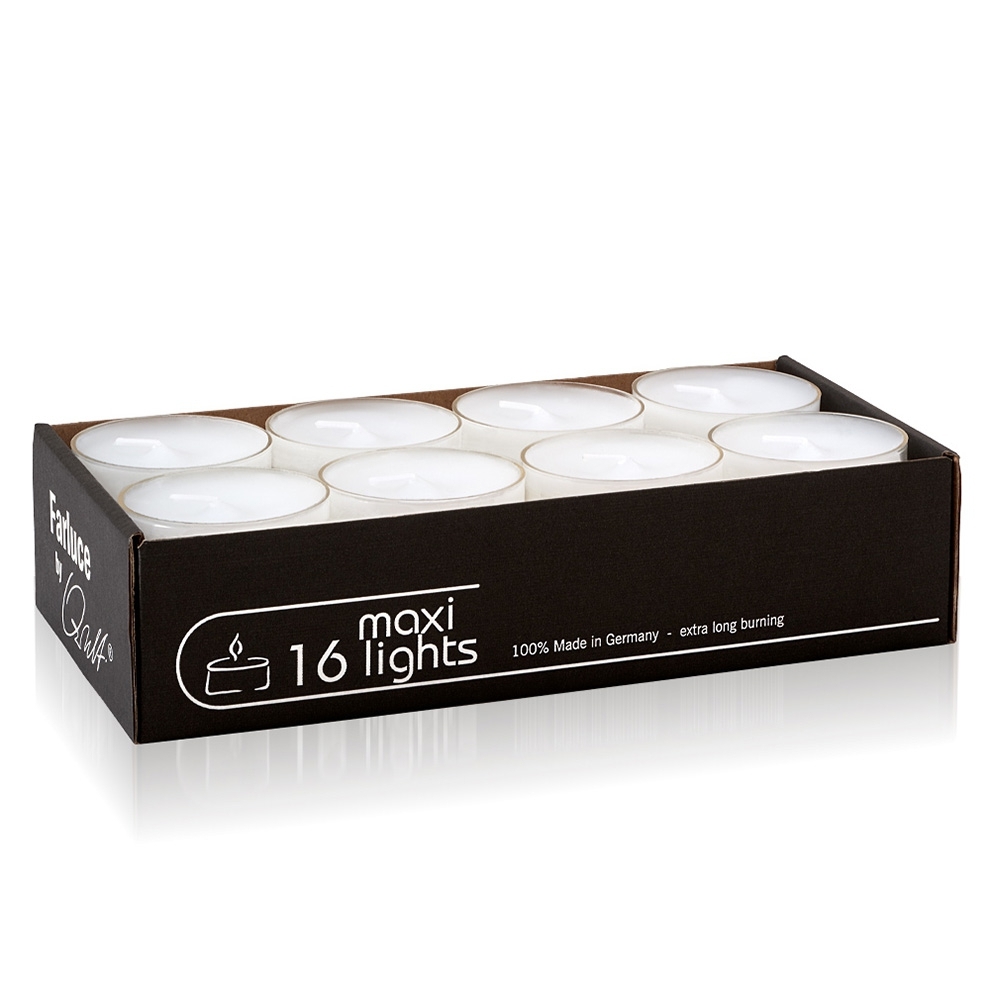Qult Farluce Trend - Tealight Candle Holder white Ø 12 cm H 10 + 15 + 20 + 25 cm - Set of 4