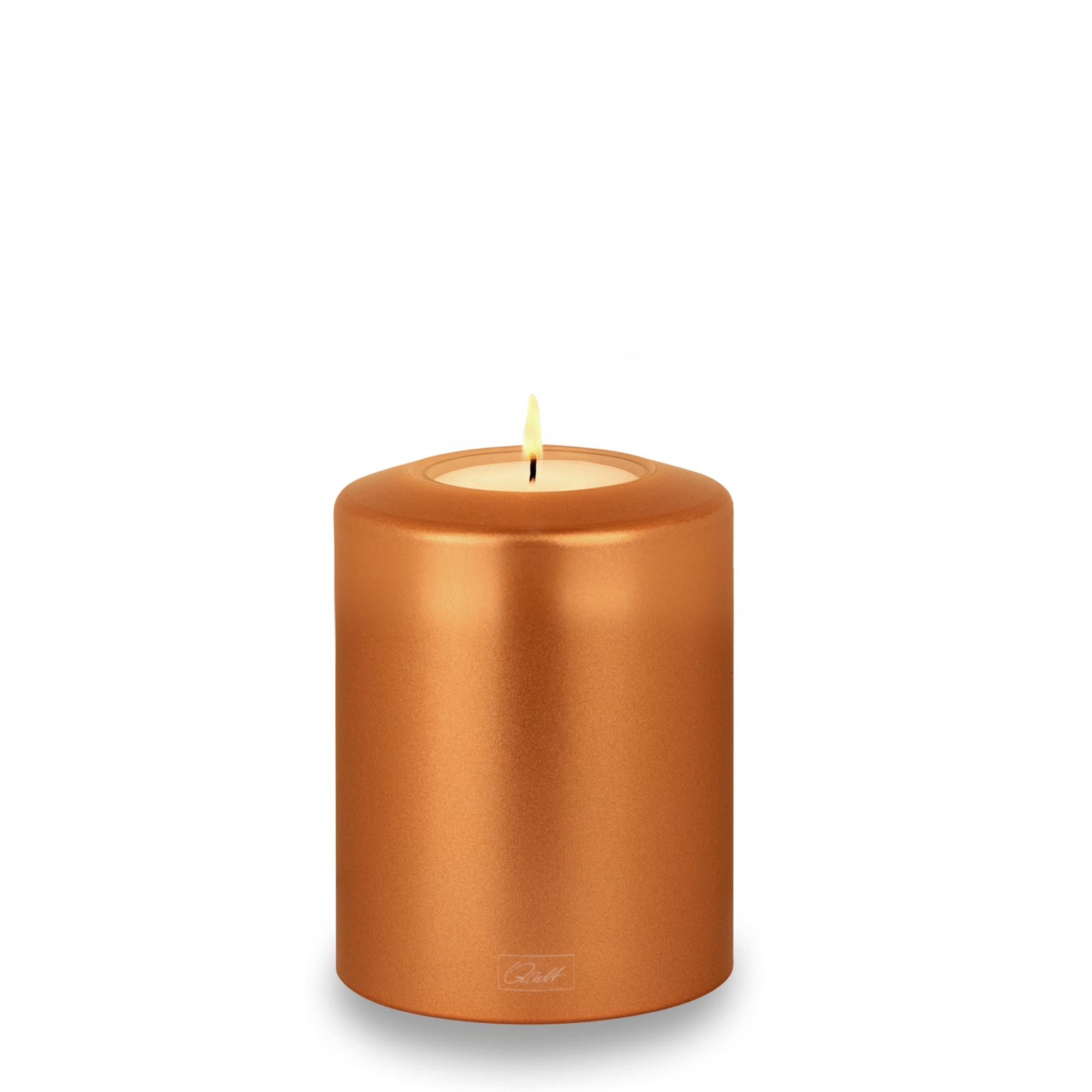 Qult Farluce Classic Metallic - Tealight Candle Holder - Copper