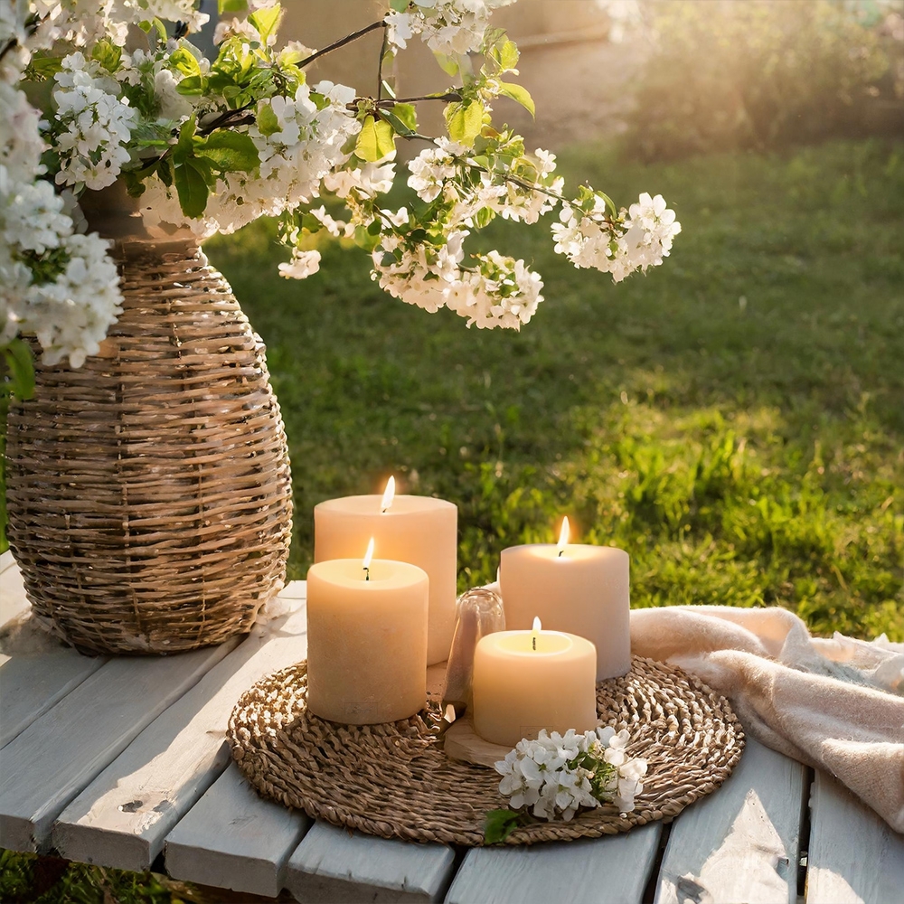 Qult Farluce Trend - Tealight Candle Holder Ø 12 cm; H 45 cm