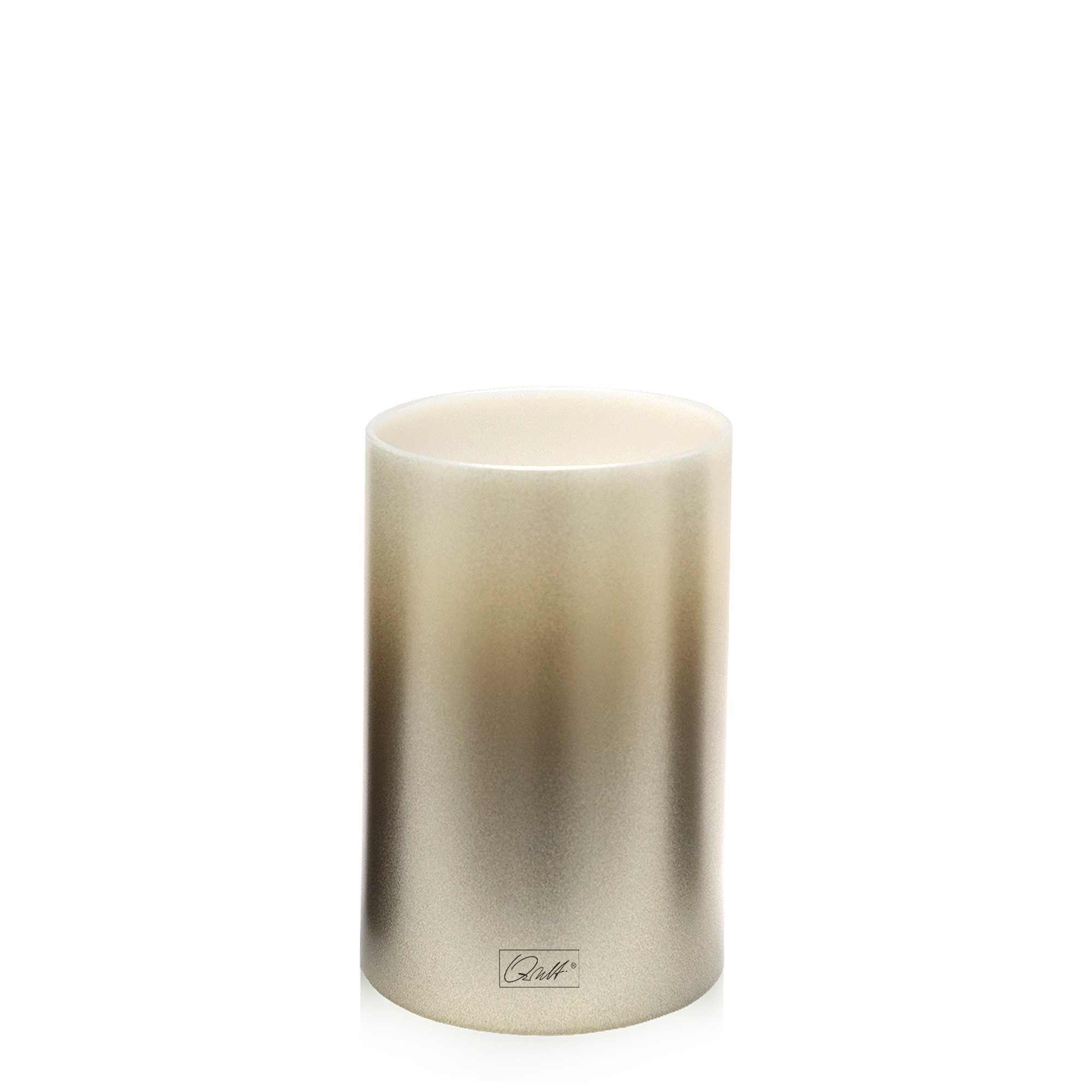 Qult Farluce Inside Metallic - Tealight Candle Holder Ø 8 cm - Creme Gold