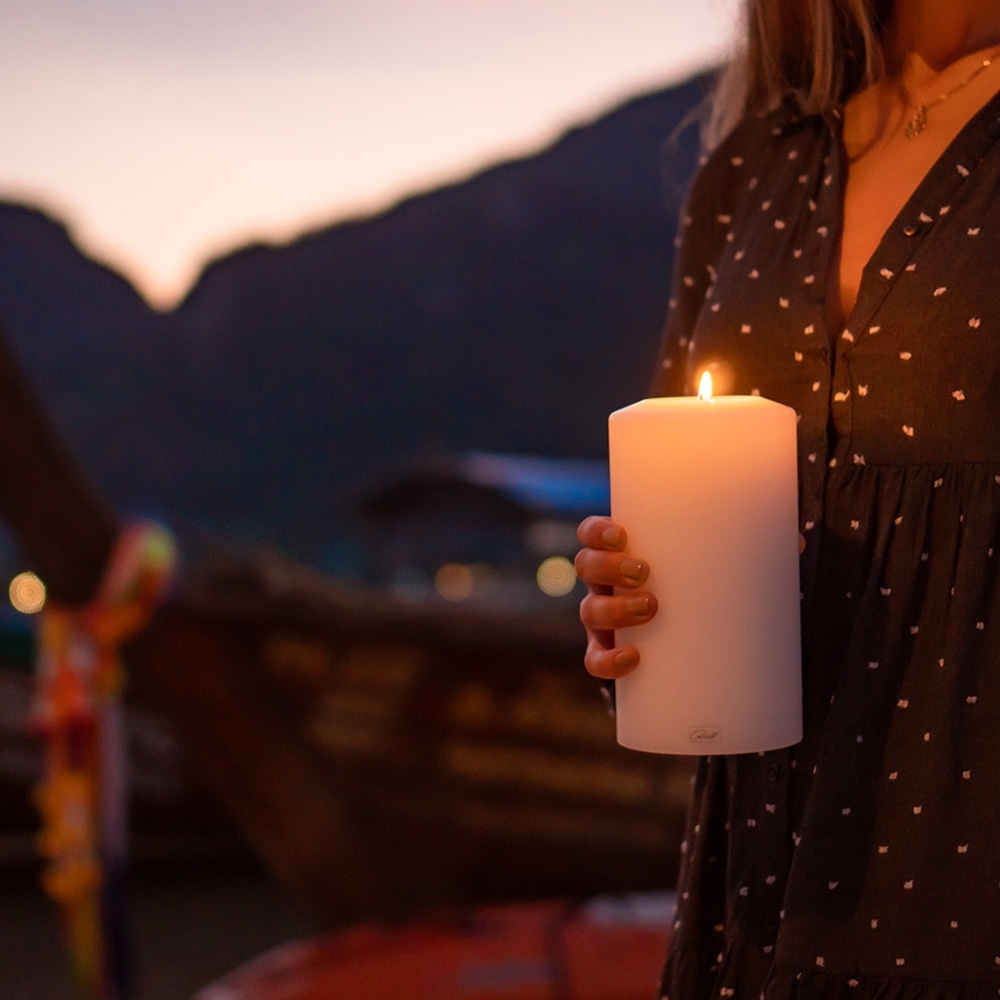 Qult Farluce Classic - Tealight Candle Holder Ø 12 cm; H 20 cm