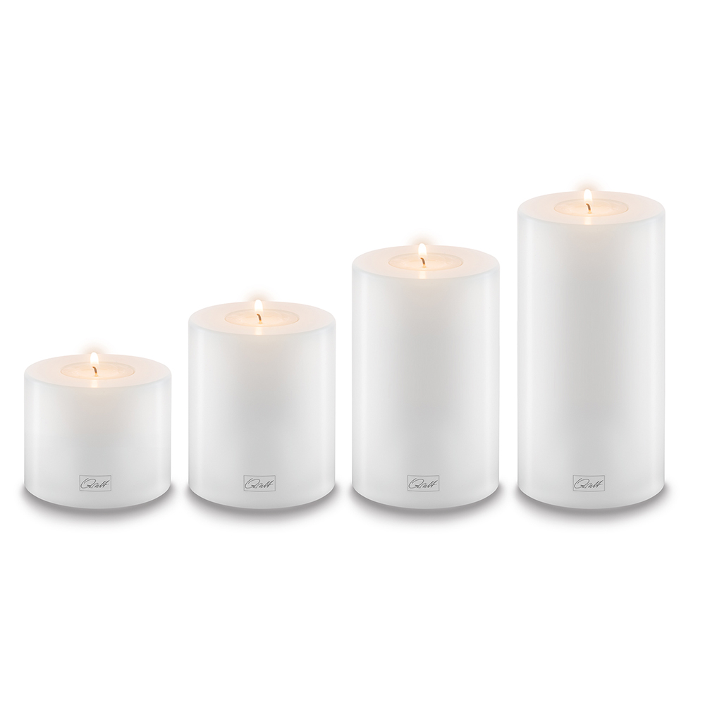 Qult Farluce Trend - Tealight Candle Holder white Ø 10 cm