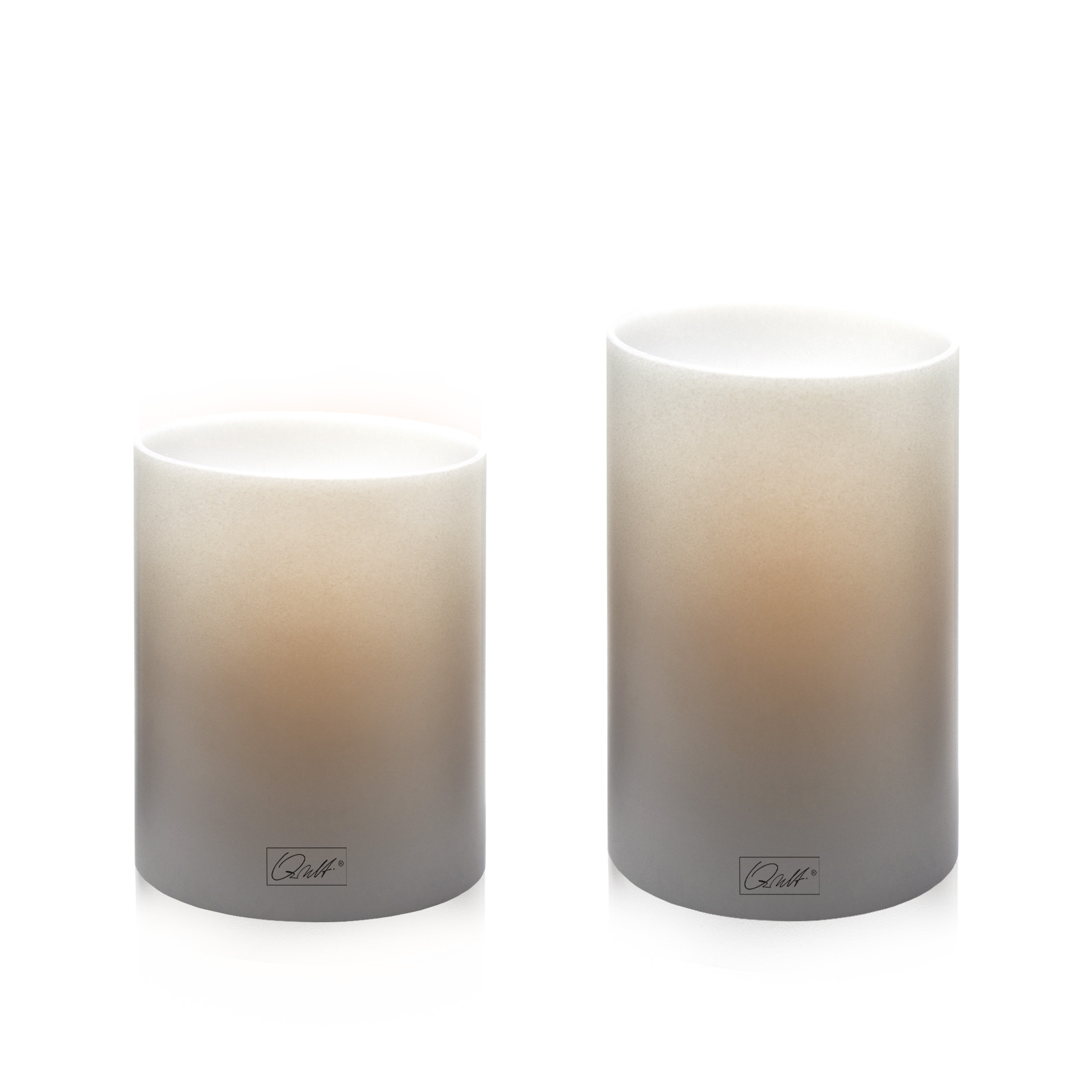 Qult Farluce Inside - Tealight Candle Holder Ø 8 x H 9 cm - Stone Grey