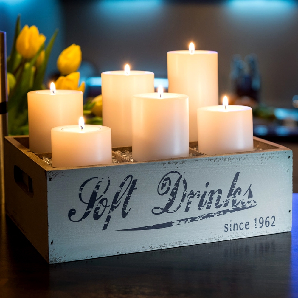 Qult Farluce Trend - Tealight Candle Holder Ø 12 cm; H 45 cm