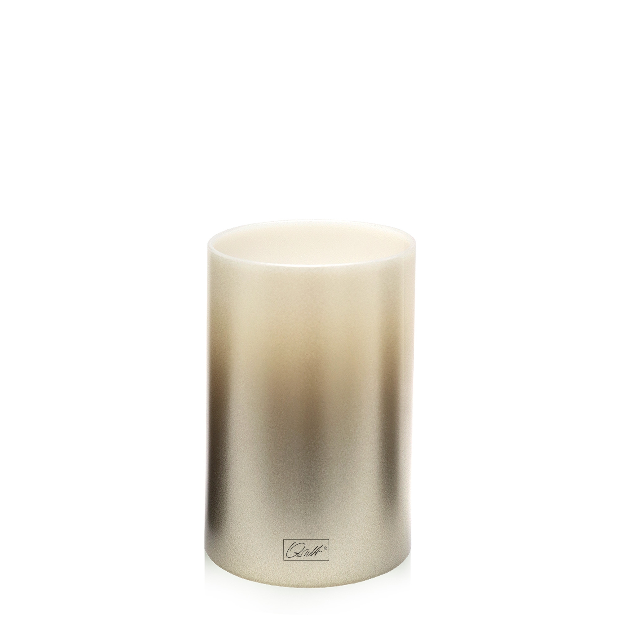 Qult Farluce Inside Metallic - Tealight Candle Holder Ø 8 cm - Creme Gold