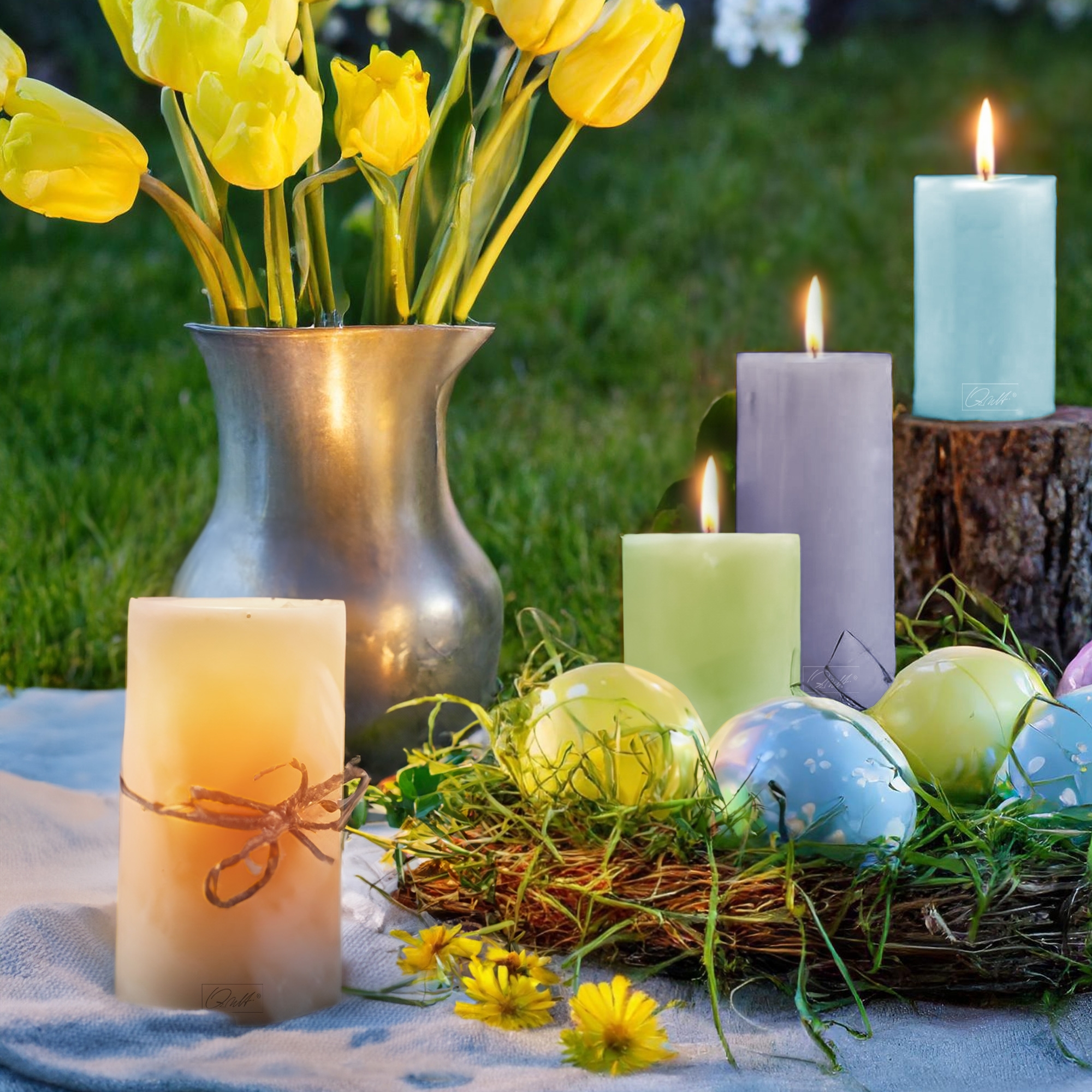 Qult Farluce Trend - Tealight Candle Holder - Frosty Mint Qult Farluce Trend - Tealight Candle Holder - Frosty Mint