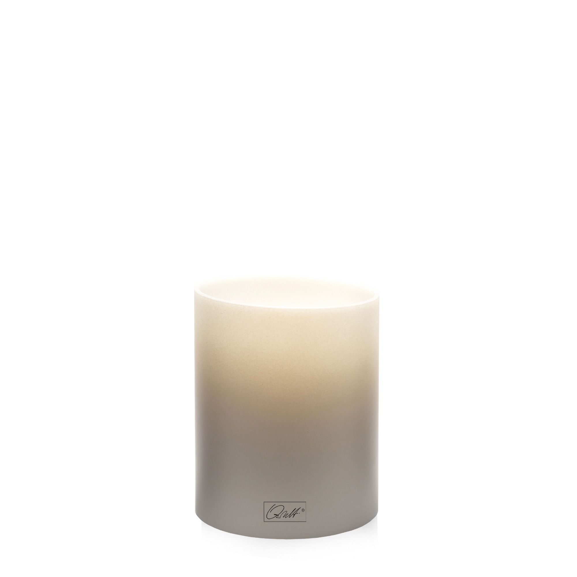 Qult Farluce Inside - Tealight Candle Holder Ø 8 x H 9 cm - Taupe