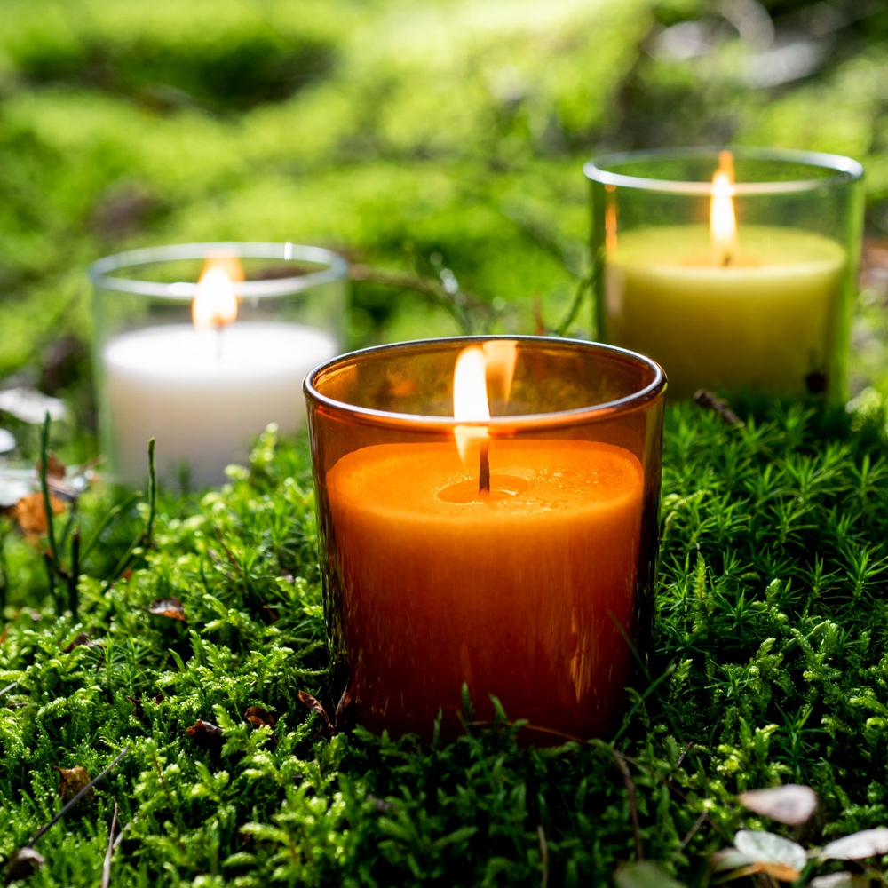 Qult Senses of Nature - INSPIRATION - Scented candles in glass incl. wooden lid - Magnolie