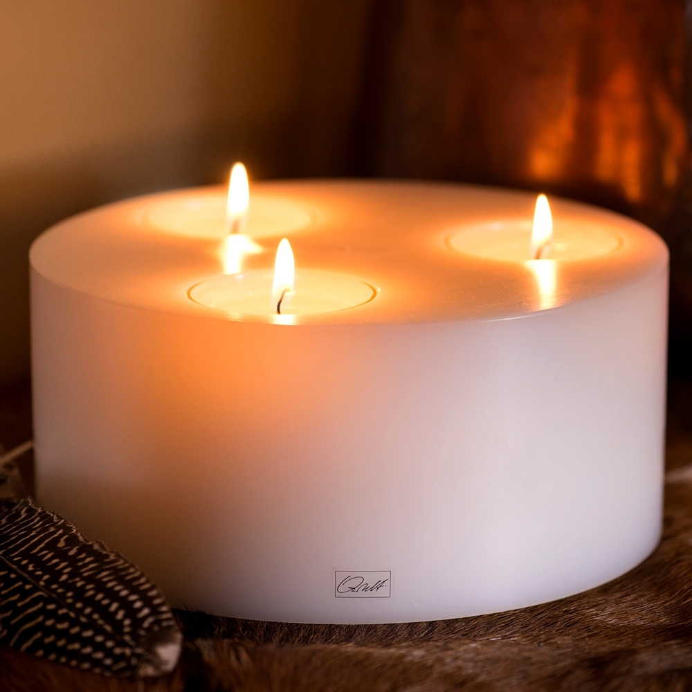 Qult Farluce Trend Triple - Tealight Candle Holder - Ø 20 cm x 9 cm Qult Farluce Trend Triple - Tealight Candle Holder - Ø 20 cm x 9 cm
