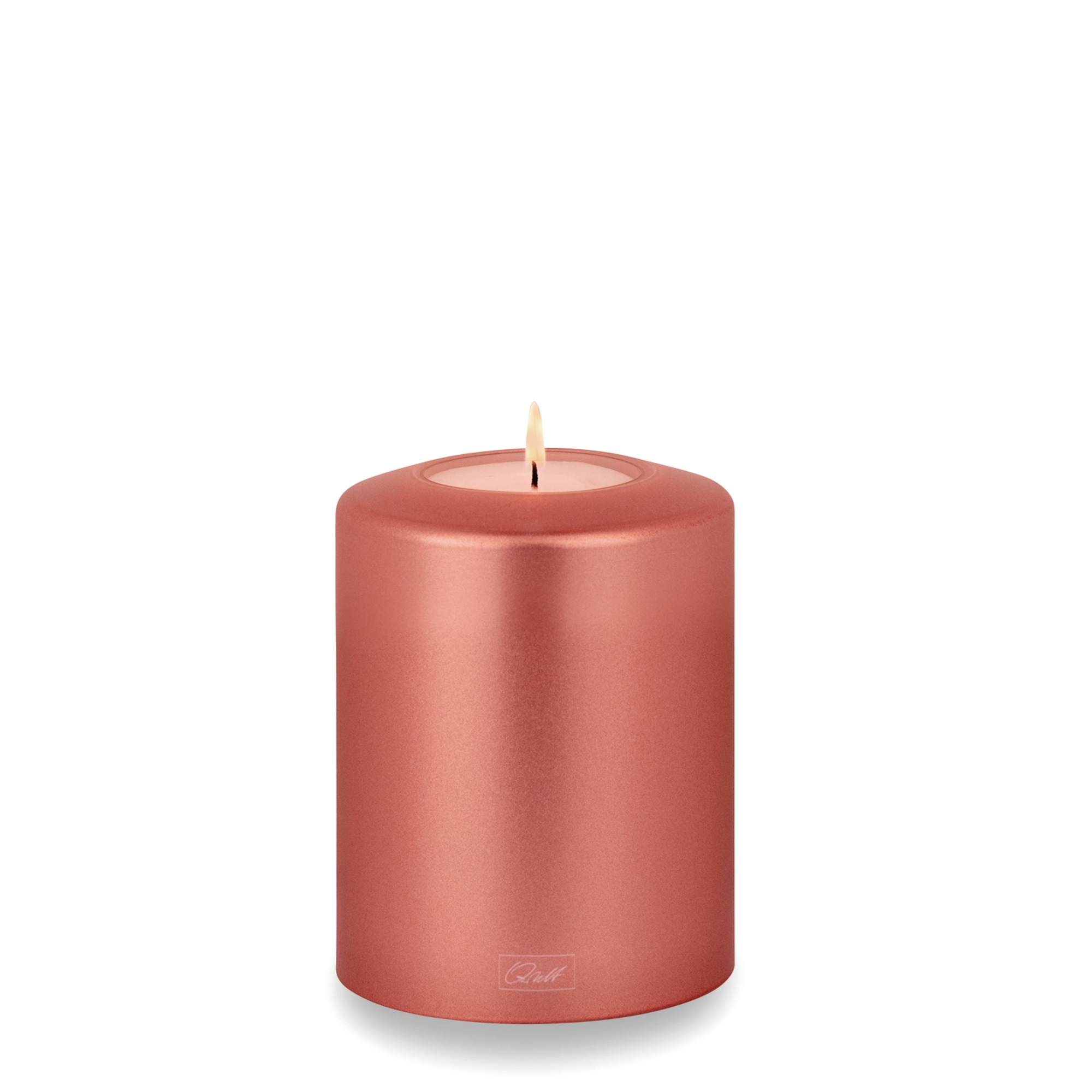 Qult Farluce Classic Metallic - Tealight Candle Holder - Rosé Gold